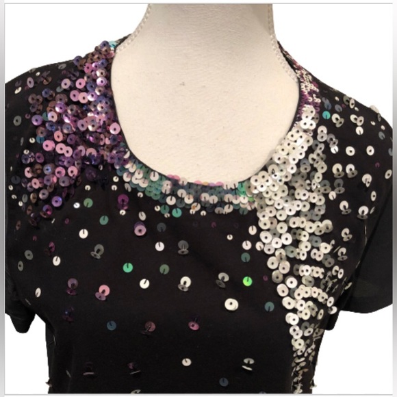 Phillip Lim Overlapped Side Seam T-shirt with Embellishment Women Size M - Picture 1 of 13